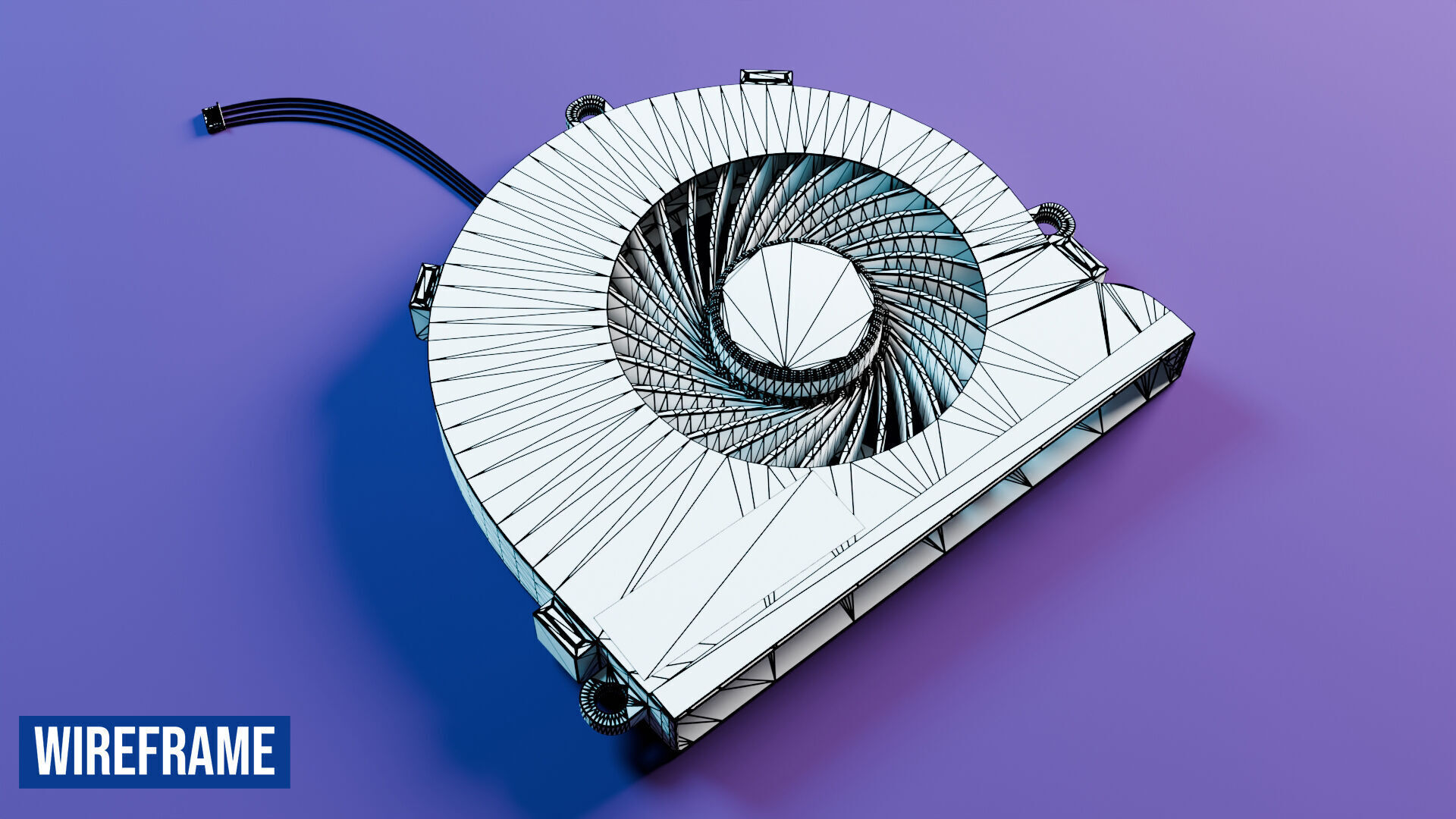 Laptop Cooling Fan Free 3D model_5