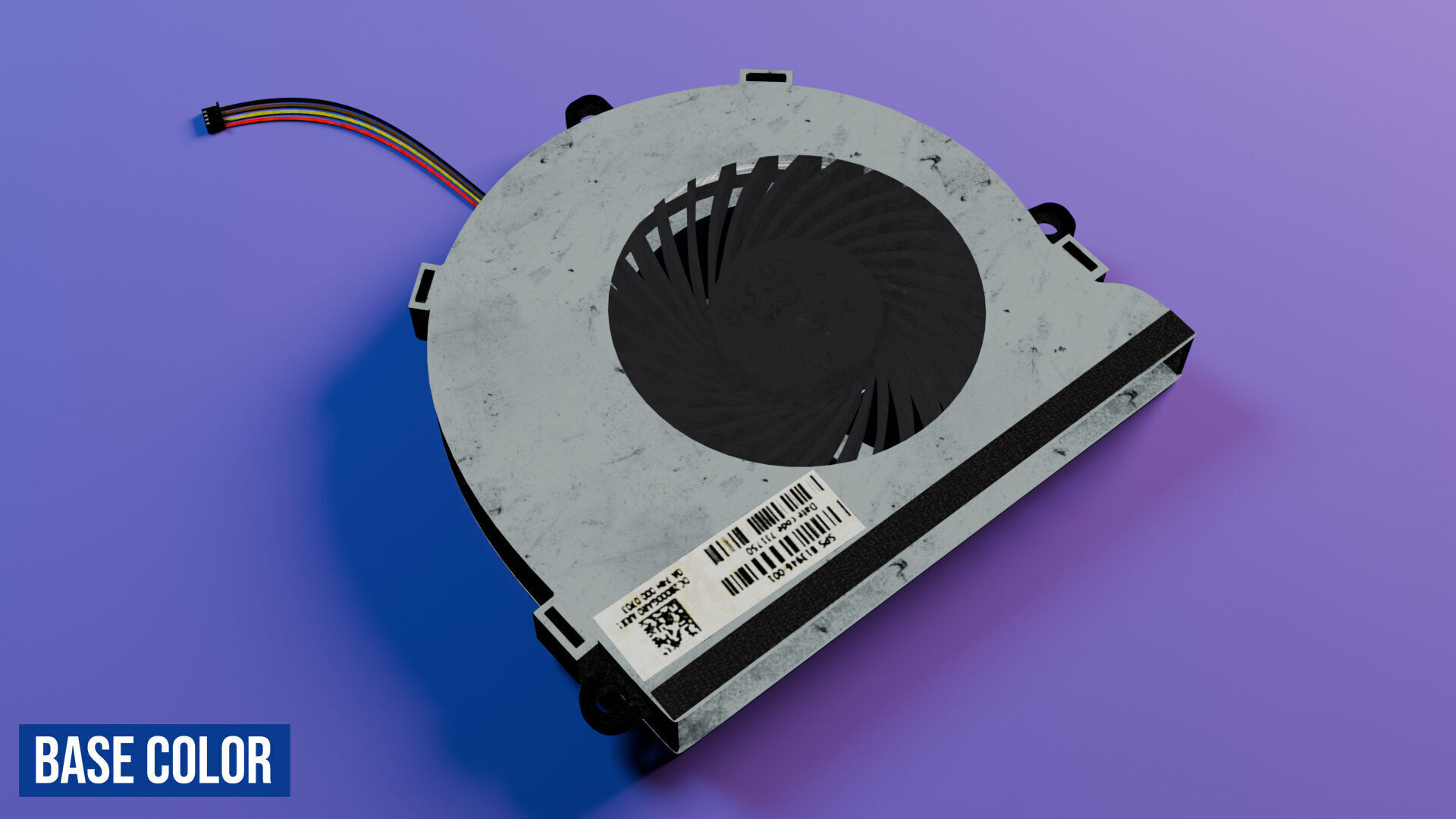 Laptop Cooling Fan Free 3D model_21