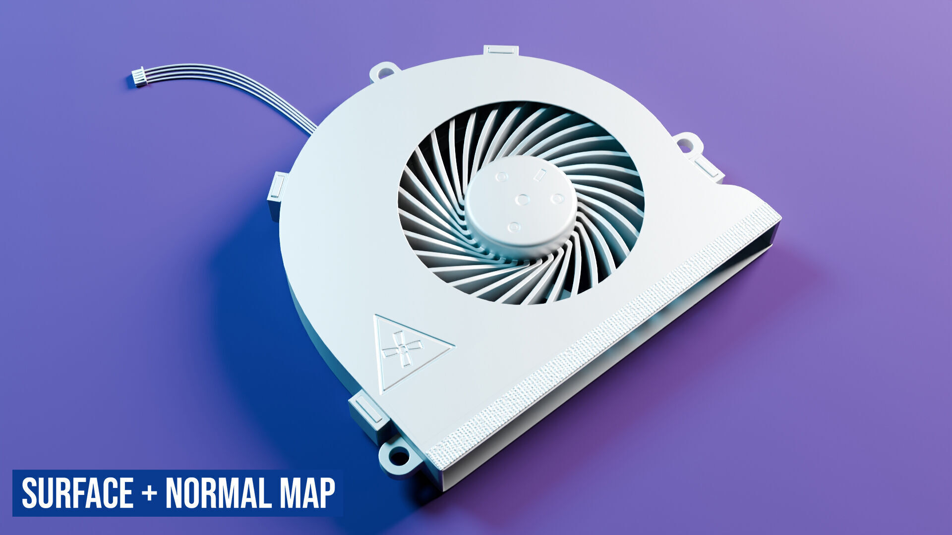 Laptop Cooling Fan Free 3D model_13