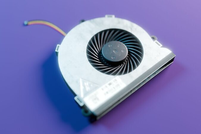 Laptop Cooling Fan Free 3D model