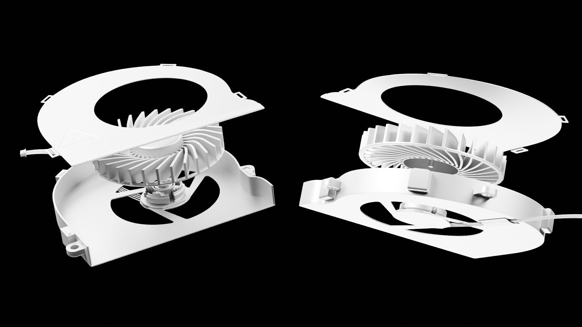 Laptop Cooling Fan Free 3D model_16