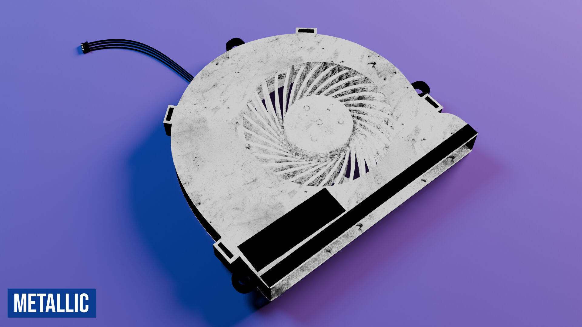 Laptop Cooling Fan Free 3D model_24