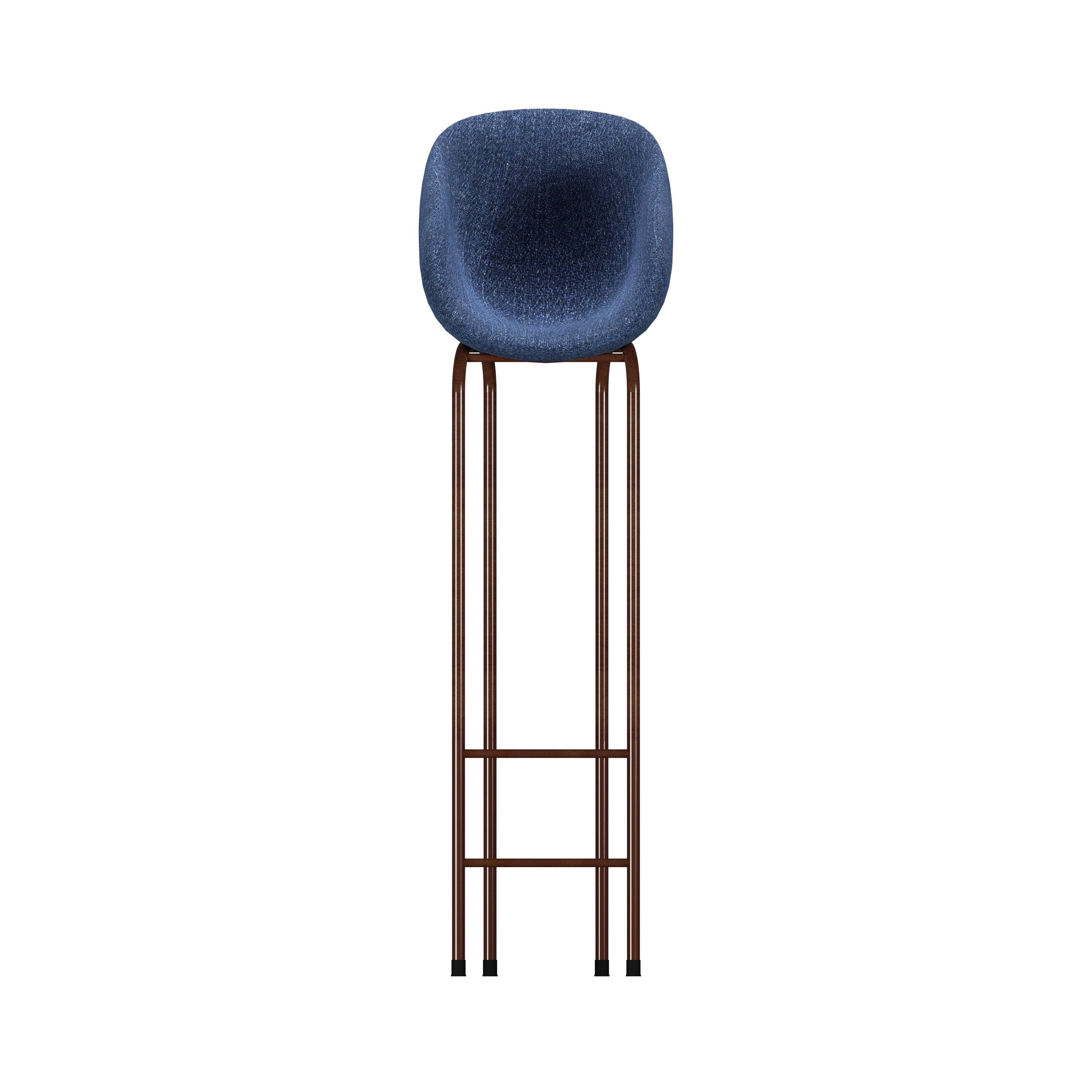 Minimalist Bar stool  Low-poly 3D model_11