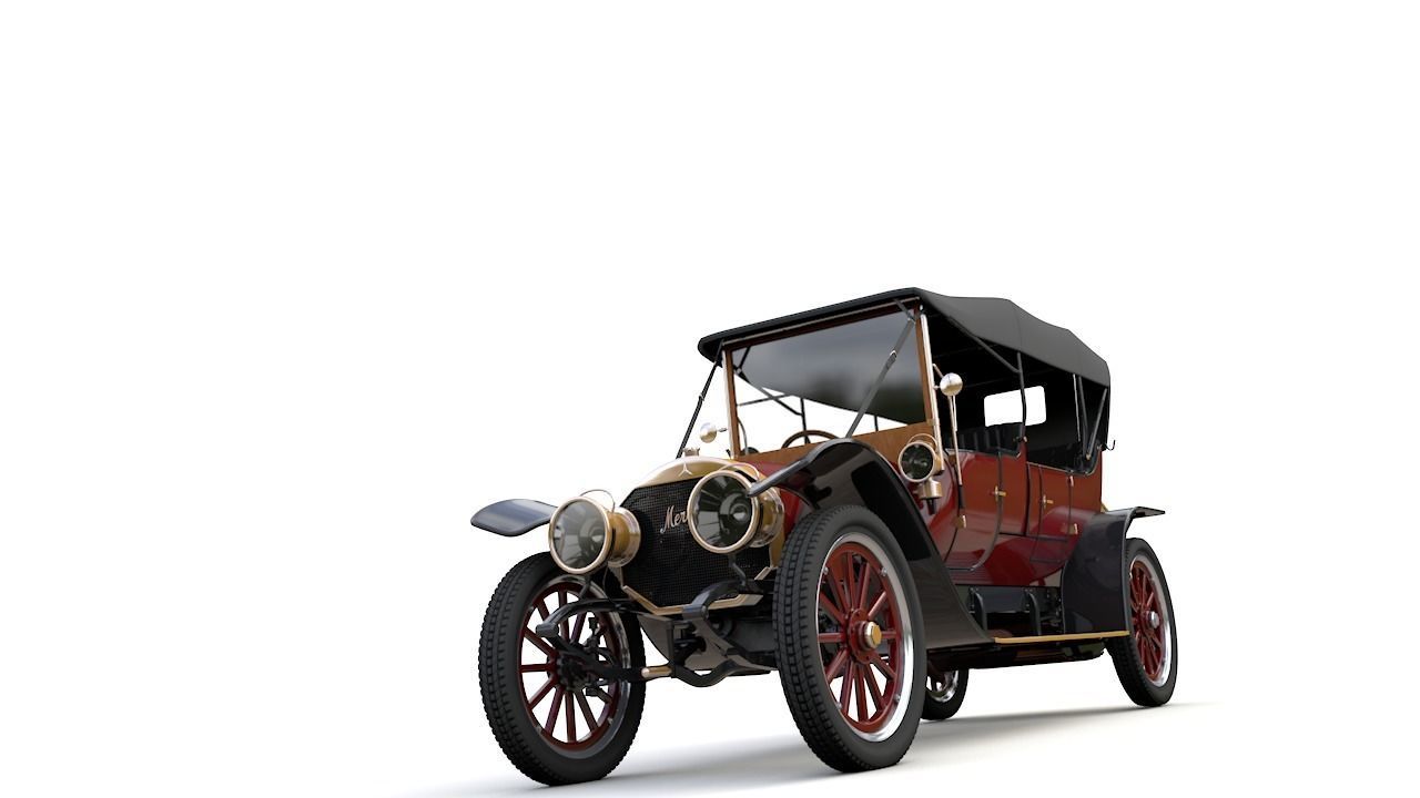 Mercedes 28 60 HP  Phaeton 1911 3D model_6