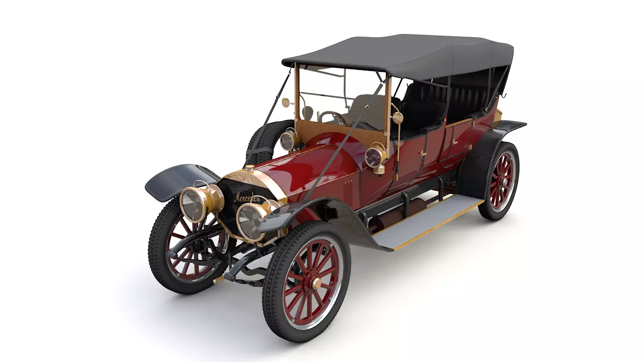 Mercedes 28 60 HP  Phaeton 1911 3D model_0