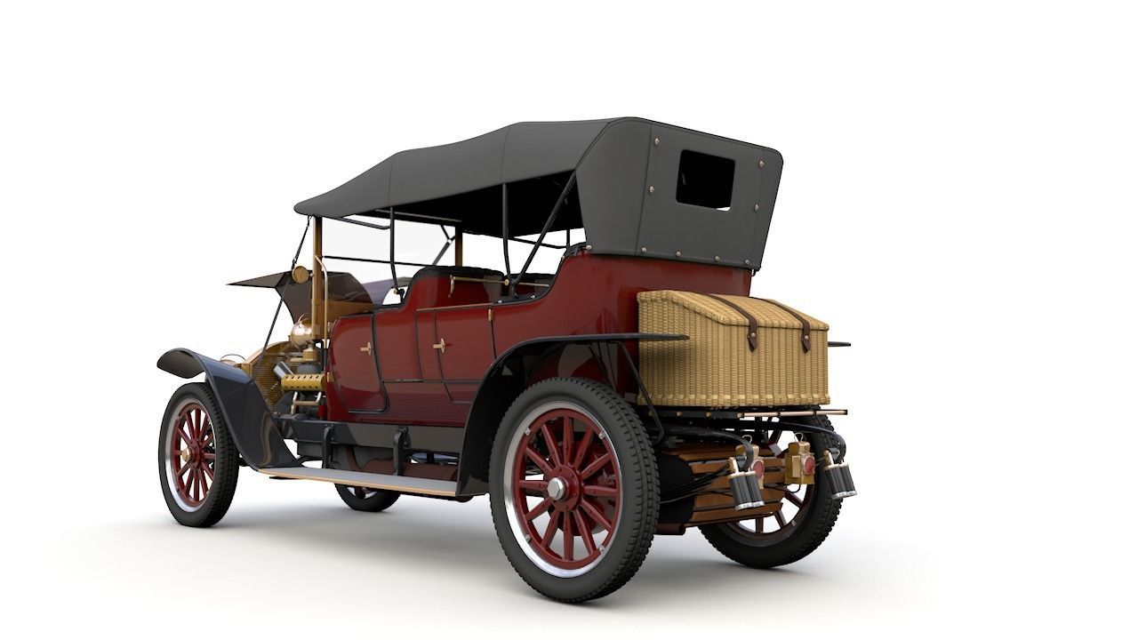 Mercedes 28 60 HP  Phaeton 1911 3D model_16