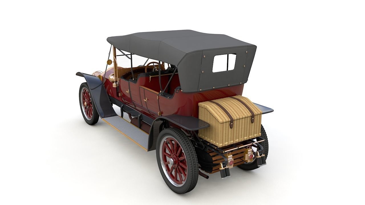 Mercedes 28 60 HP  Phaeton 1911 3D model_17