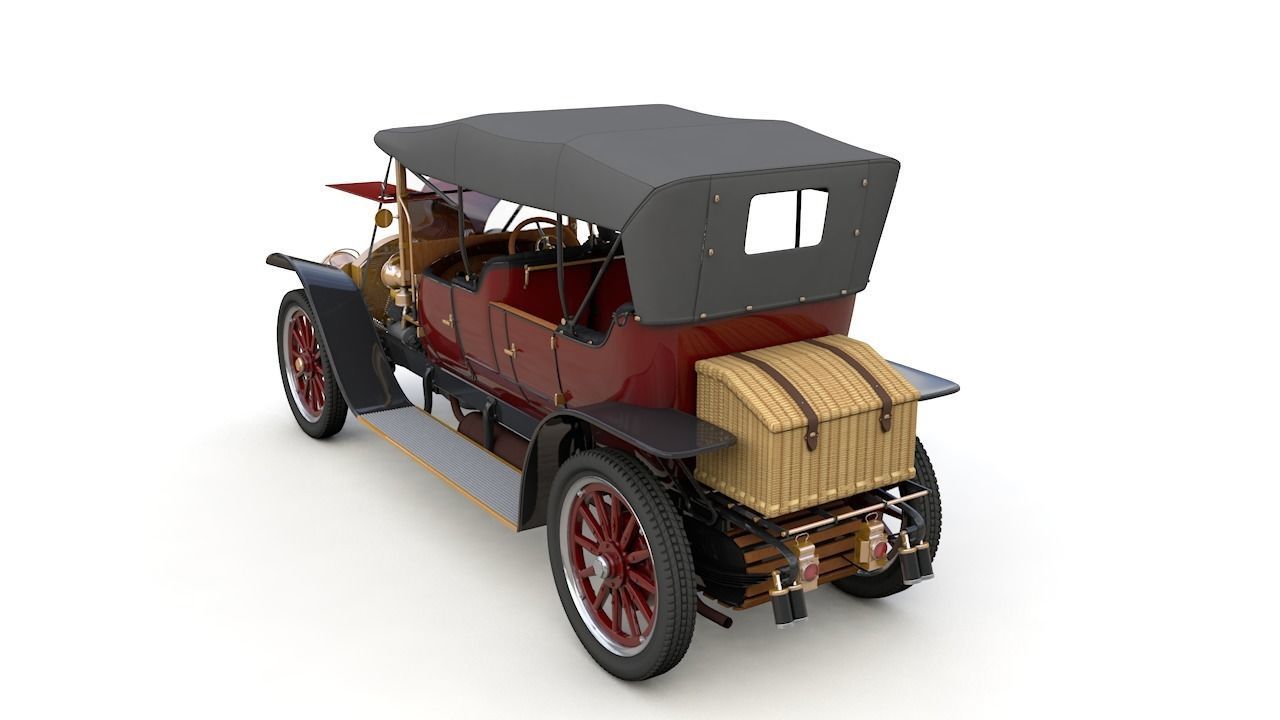 Mercedes 28 60 HP  Phaeton 1911 3D model_15