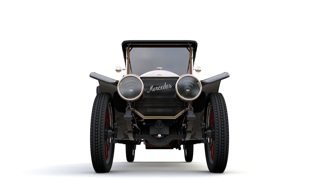 Mercedes 28 60 HP  Phaeton 1911 3D model_10