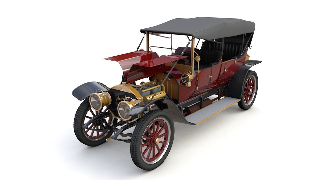 Mercedes 28 60 HP  Phaeton 1911 3D model_1