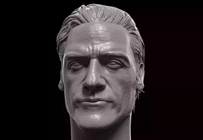 Oscar Isaac Head V2  3D print model
