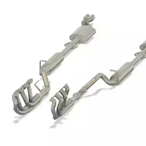 3d printable adaptable scale exhaust system 3D print model
