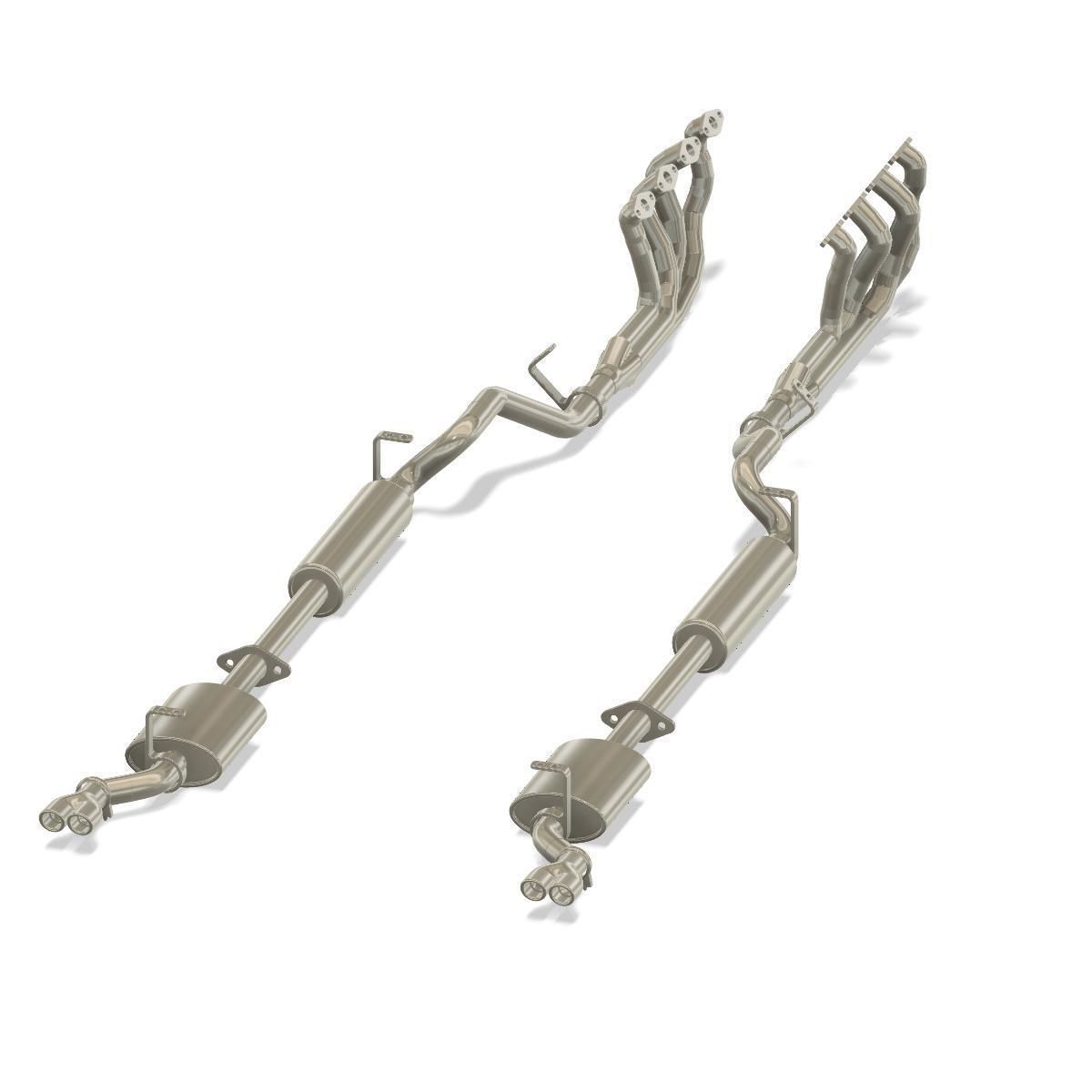 3d printable adaptable scale exhaust system 3D print model_3