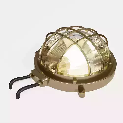 Brass Bulkhead Light for ceiling wall on ship or interior home