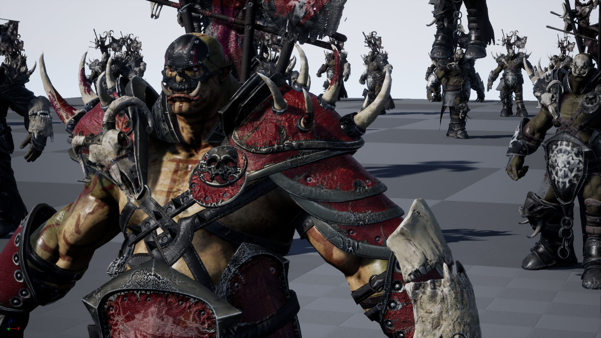 Orc Juggernaut Low-poly 3D model_49