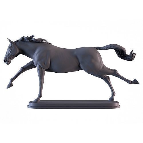 Horse Running 3D print model