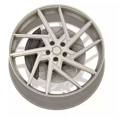 3d printable RZ-103 Lexani wheels 3D print model
