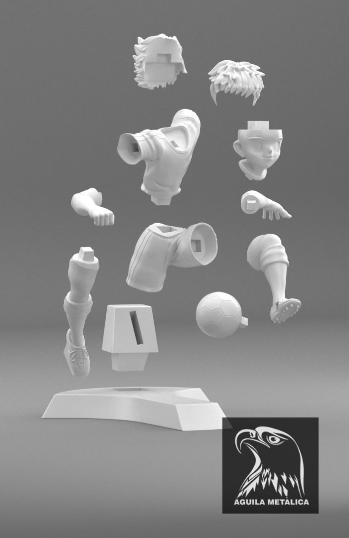 TSubasa Ozora - Oliver Atom - Super Campeones 3D print model_7