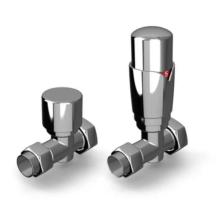 Chrome Valve For Household Use 3D model_0