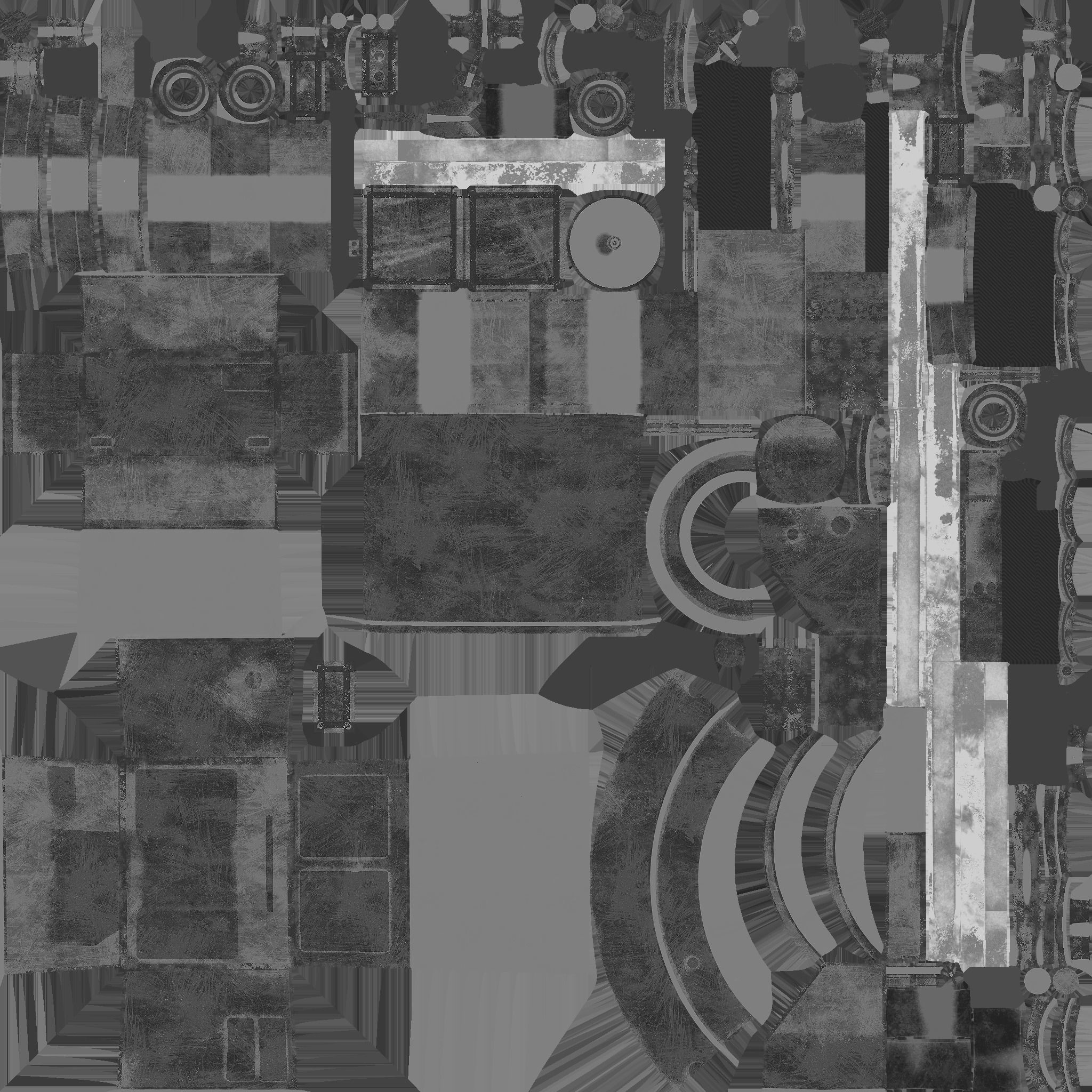 Steampunk Backpack 01 Bronze - Character Design Fashion Low-poly 3D model_27