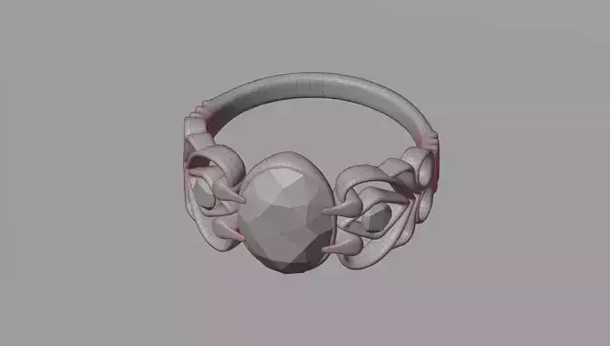 Ring 4 with ornate design