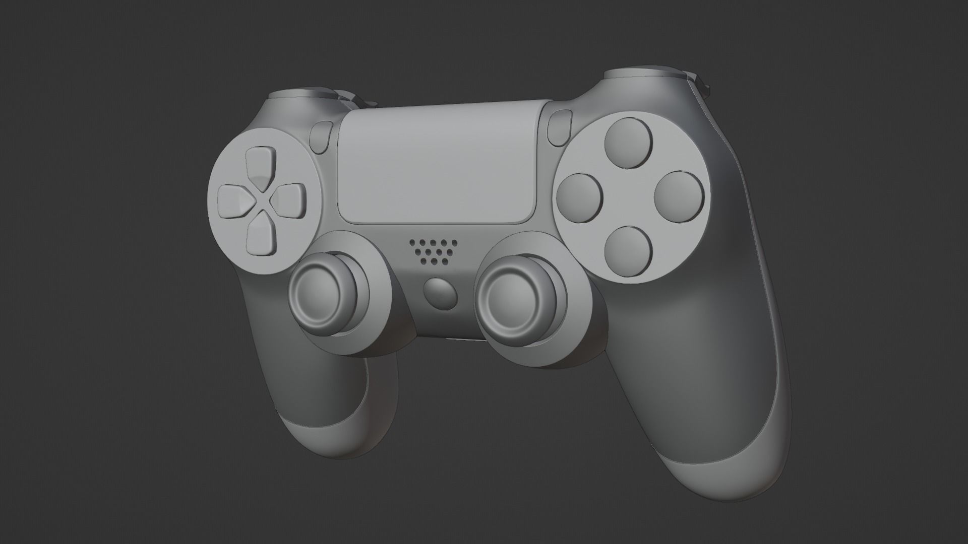 Sony PlayStation PS4 PRO Controller 3D model 3D model_8