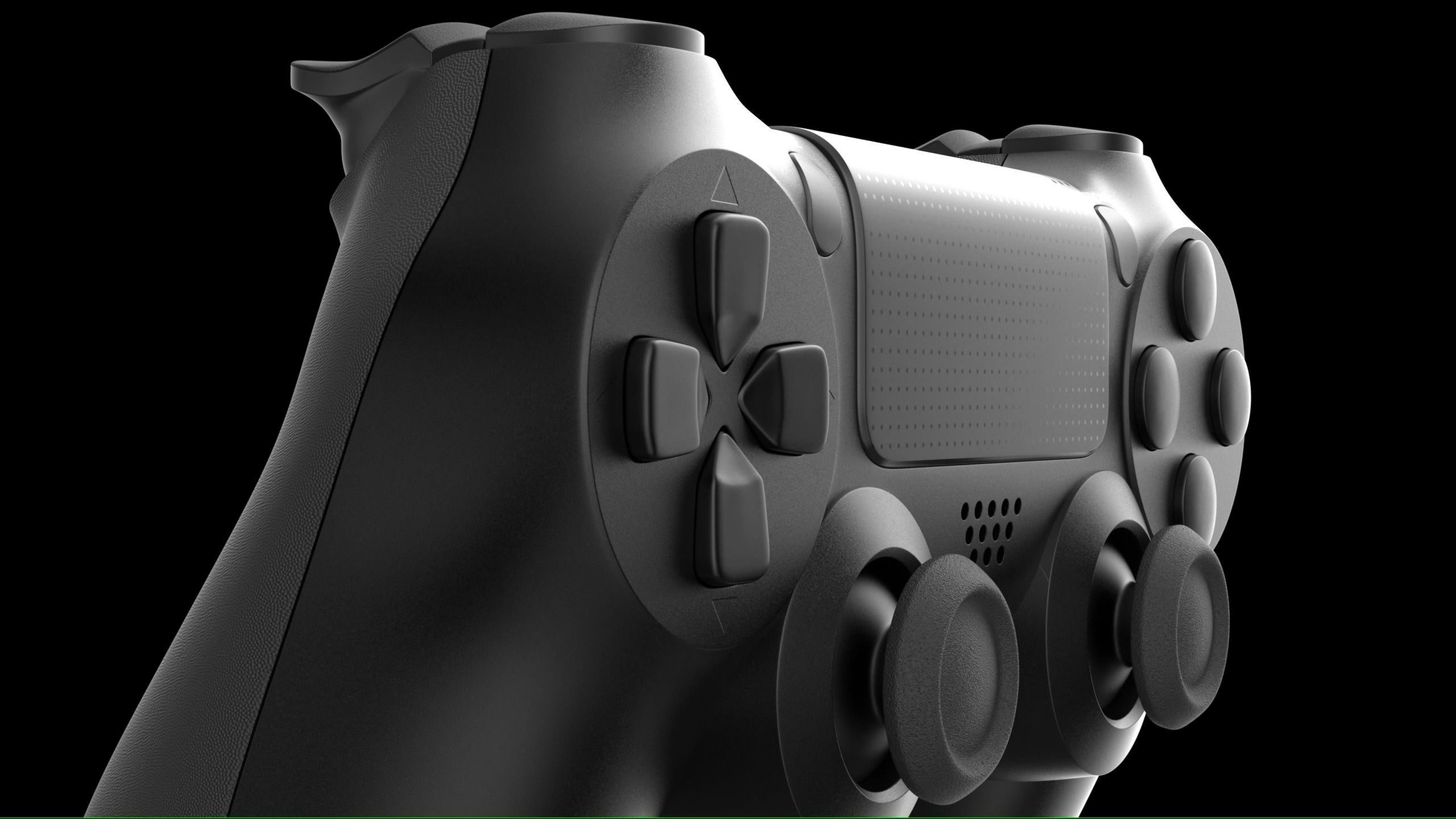 Sony PlayStation PS4 PRO Controller 3D model 3D model_6