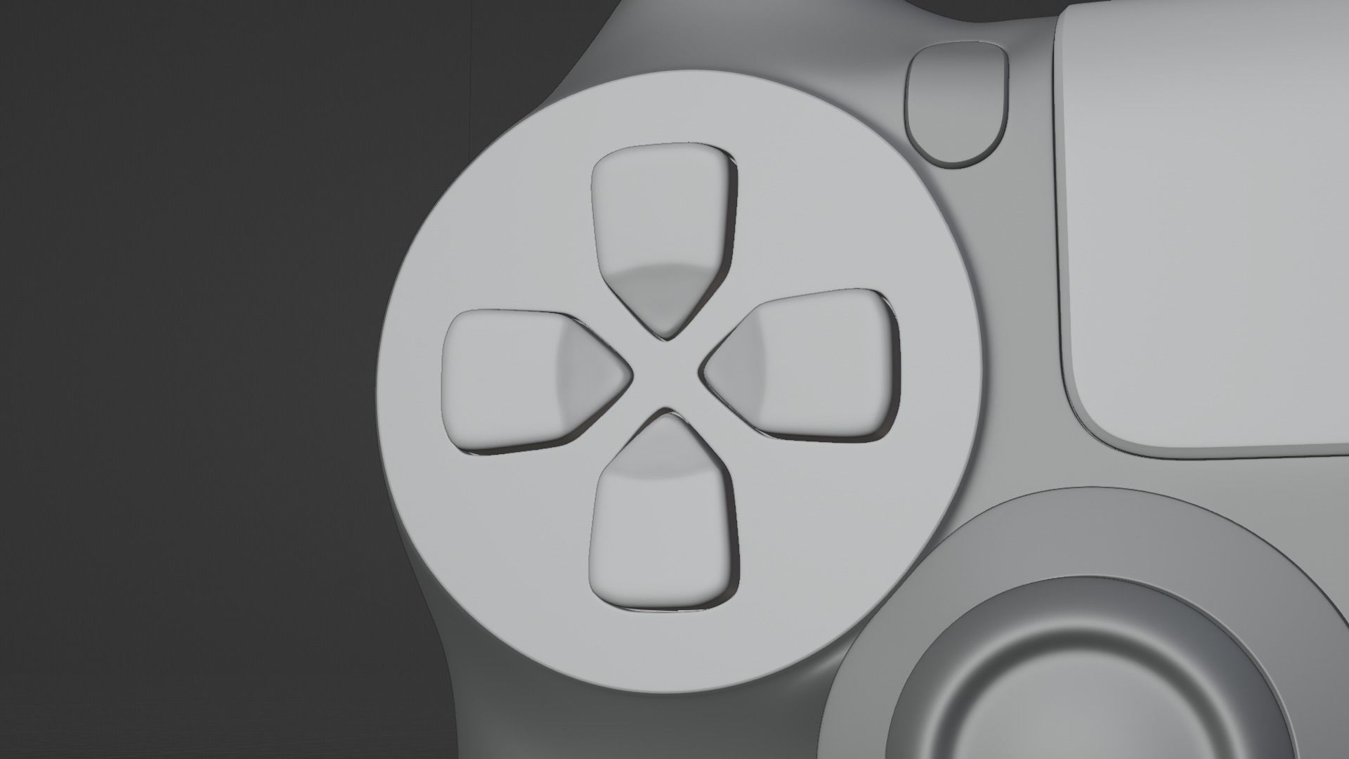 Sony PlayStation PS4 PRO Controller 3D model 3D model_11
