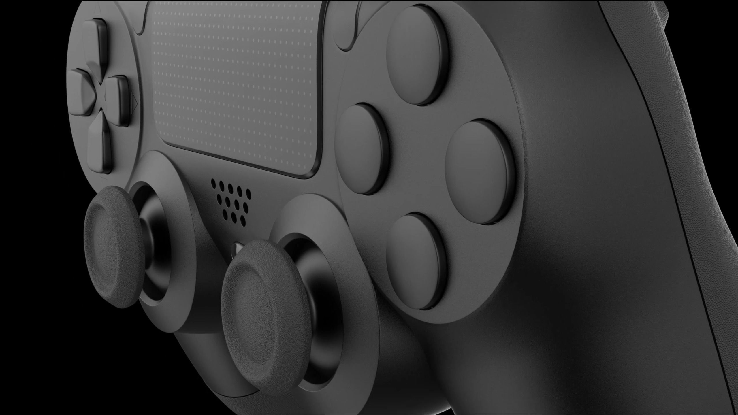Sony PlayStation PS4 PRO Controller 3D model 3D model_7