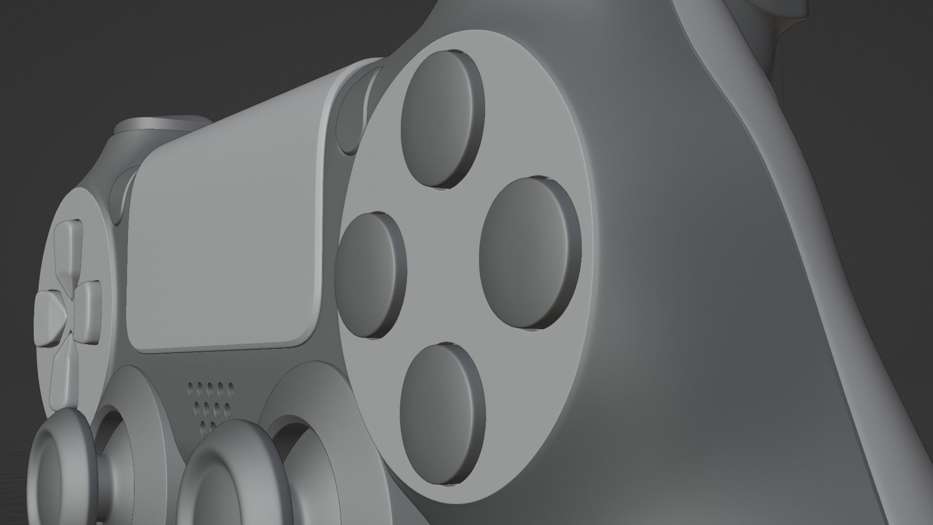 Sony PlayStation PS4 PRO Controller 3D model 3D model_12