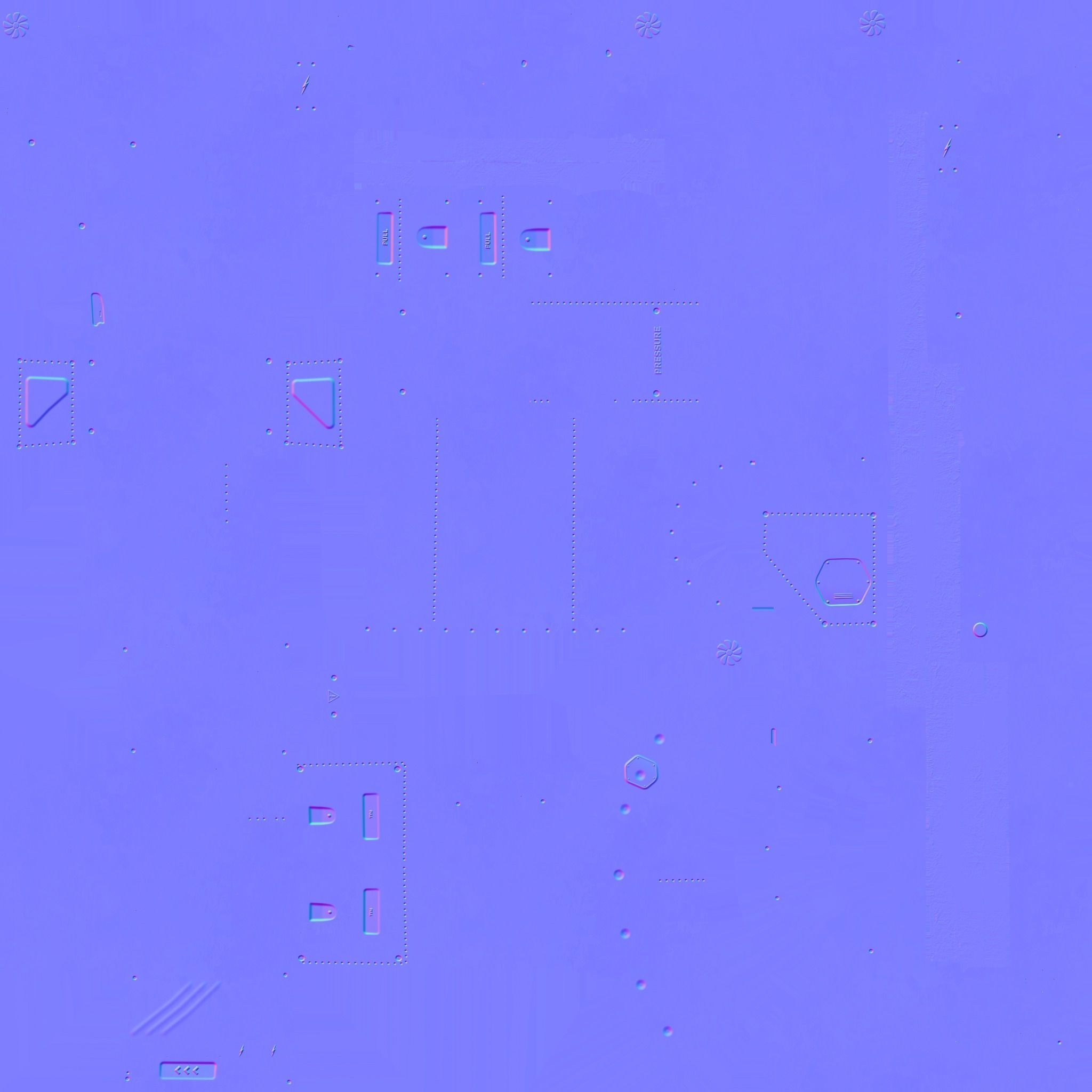 Steampunk Backpack 03 Dark Steel - Character Design Fashion Low-poly 3D model_25