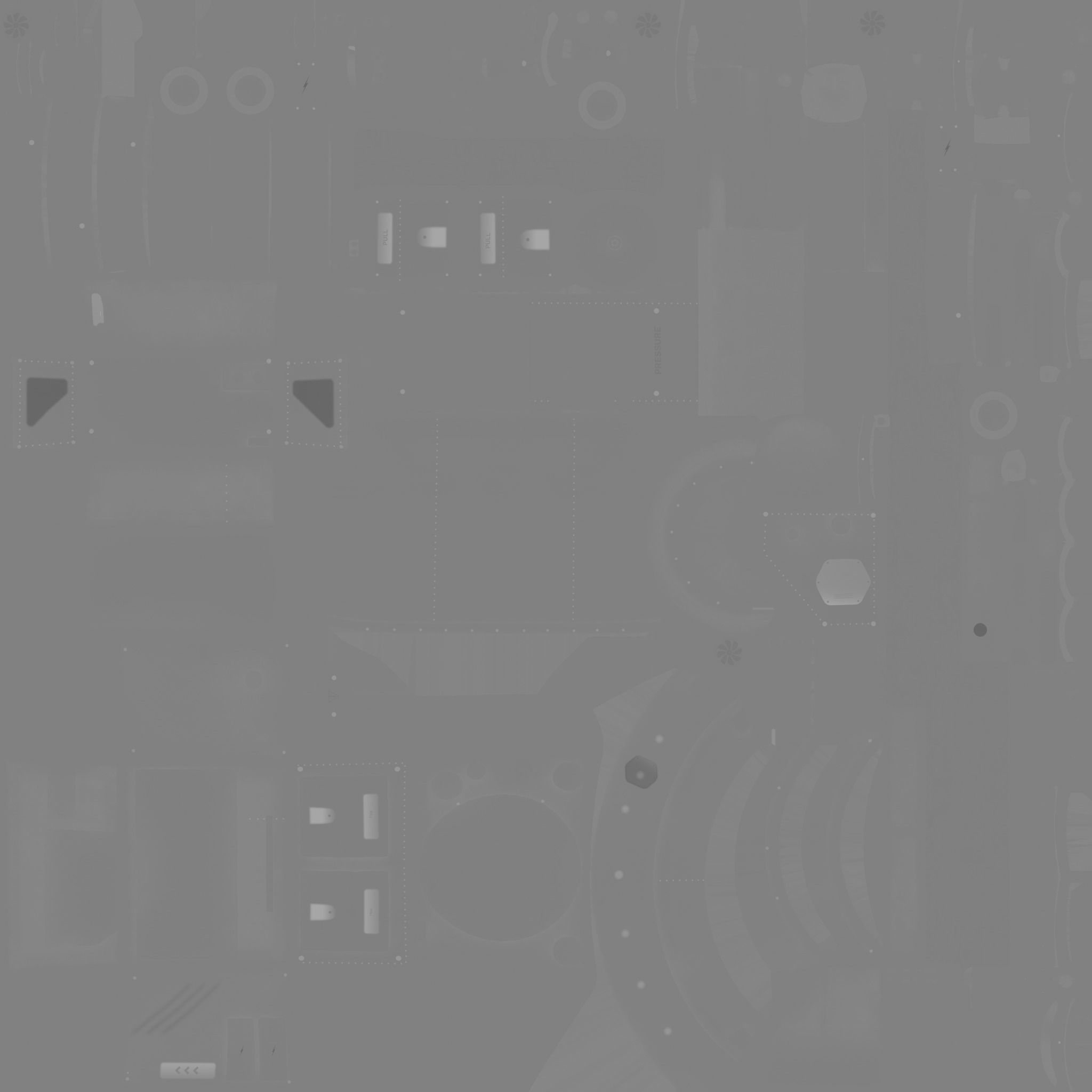 Steampunk Backpack 04 Golden - Character Design Fashion Low-poly 3D model_23