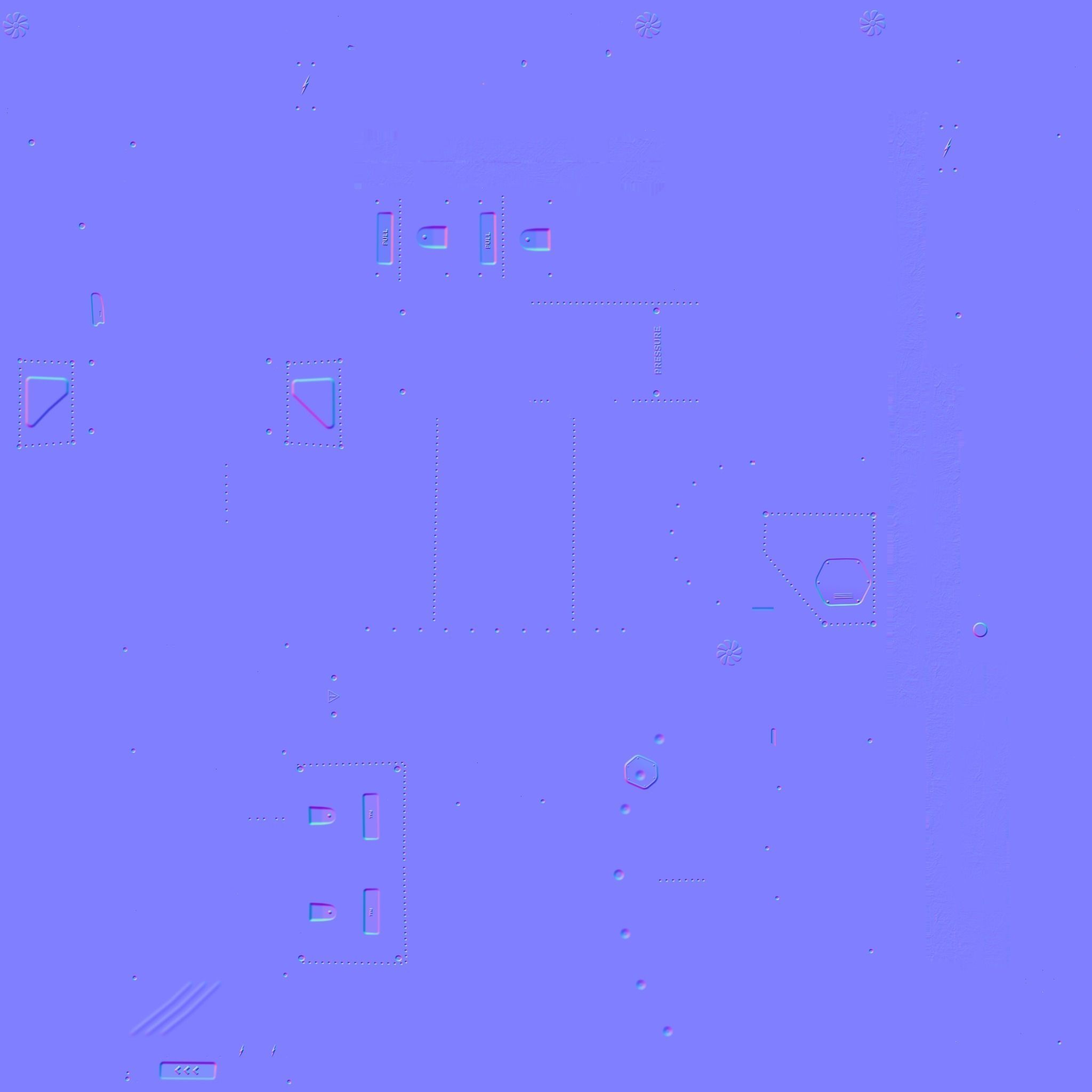 Steampunk Backpack 05 Chrome - Character Design Fashion Low-poly 3D model_25