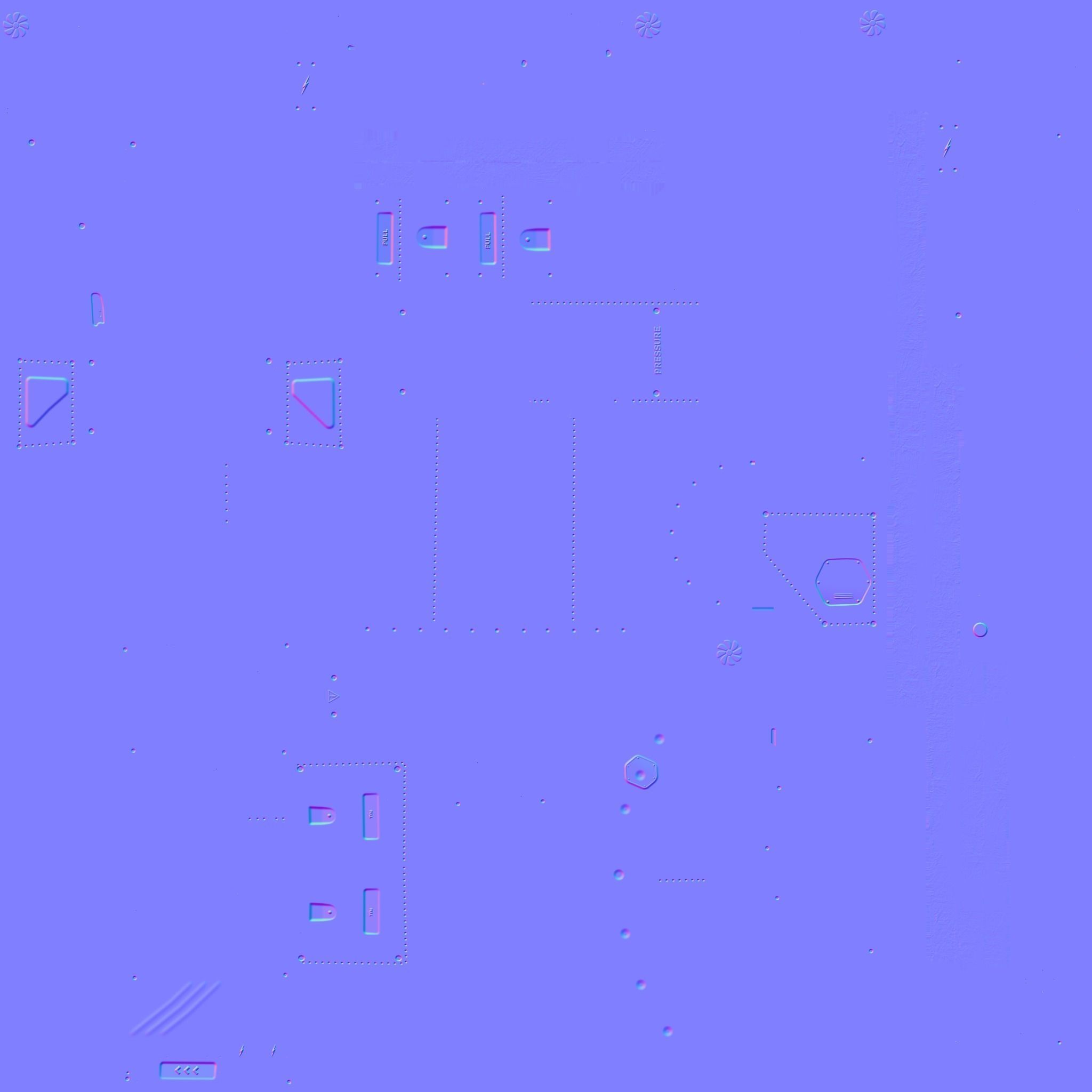 Steampunk Backpack 07 Silver - Character Design Fashion Low-poly 3D model_25