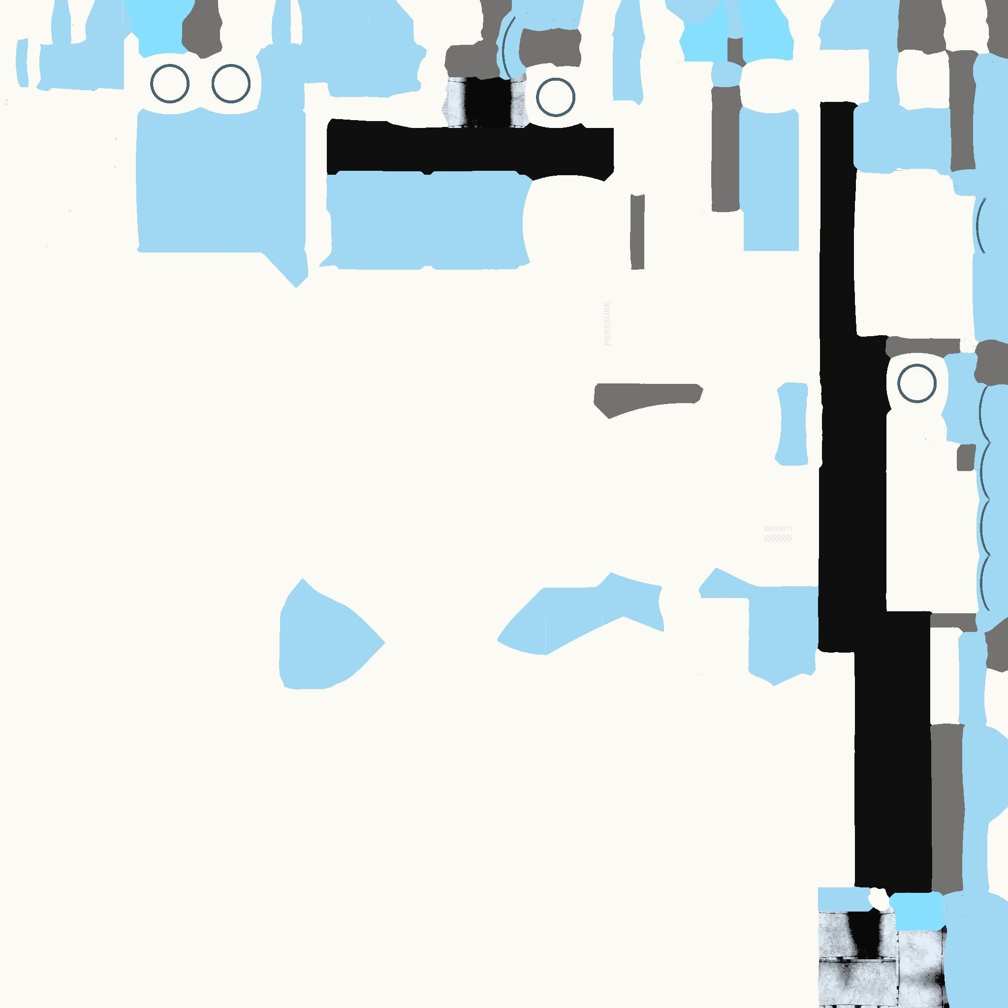 Steampunk Backpack 07 Silver - Character Design Fashion Low-poly 3D model_21