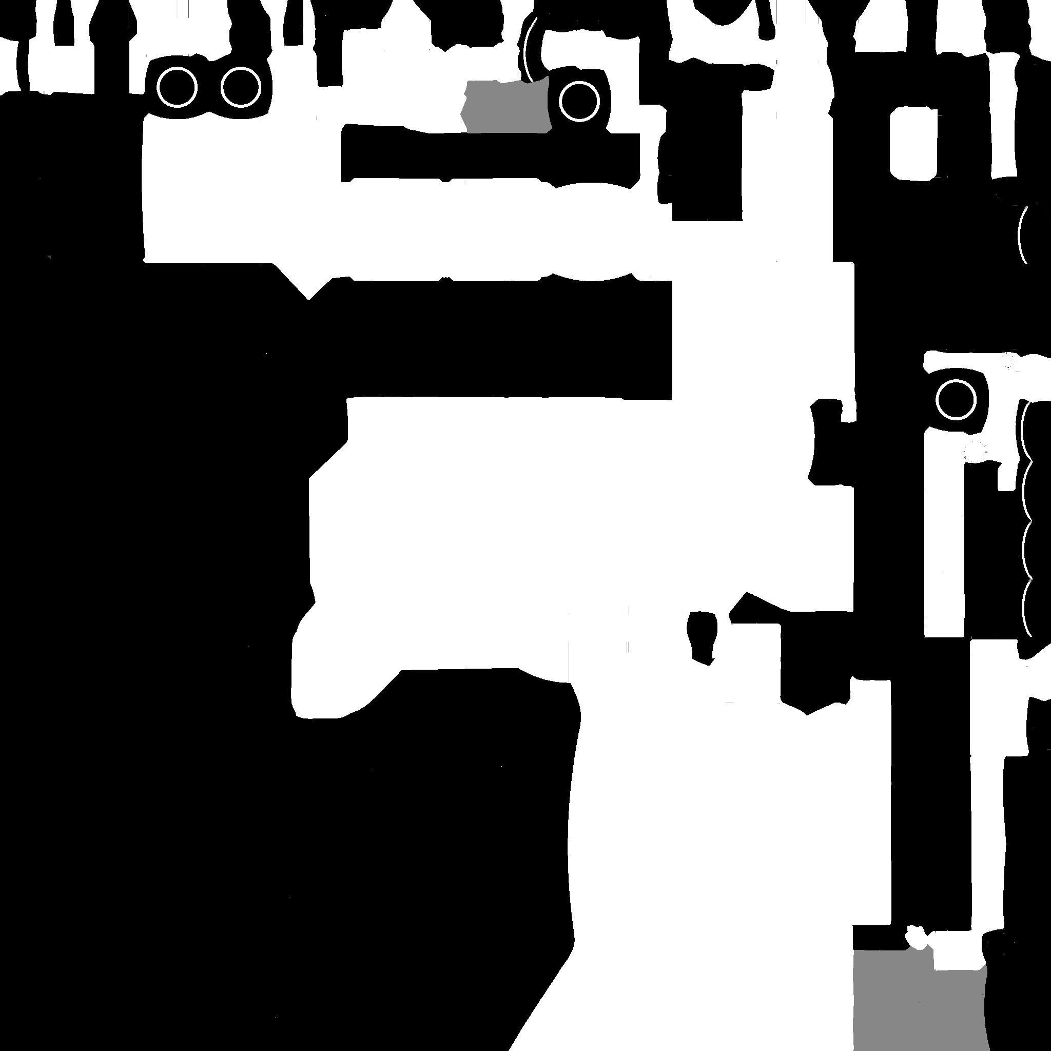 Steampunk Backpack 08 Wood Gold - Character Design Fashion Low-poly 3D model_24