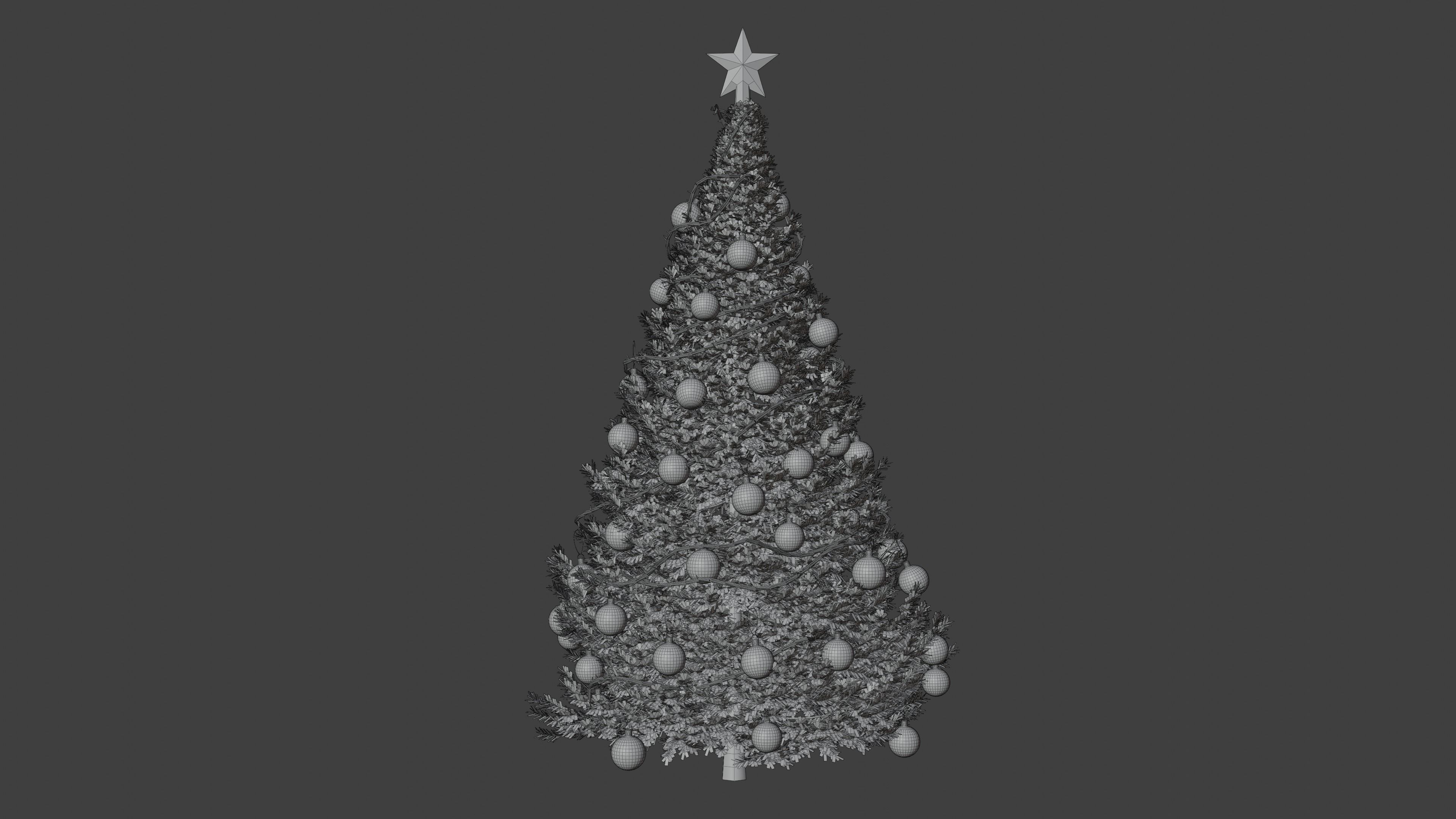 Christmas tree 3D model_7