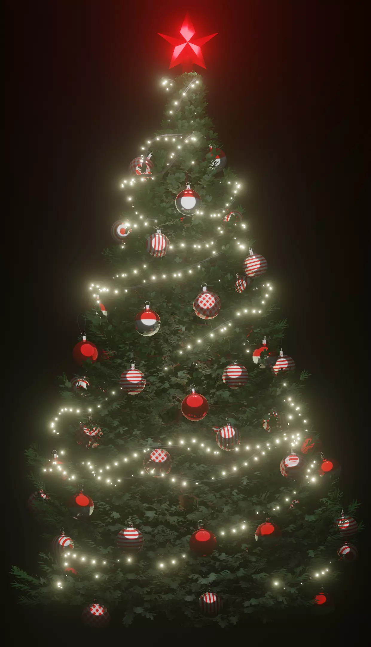 Christmas tree 3D model_0