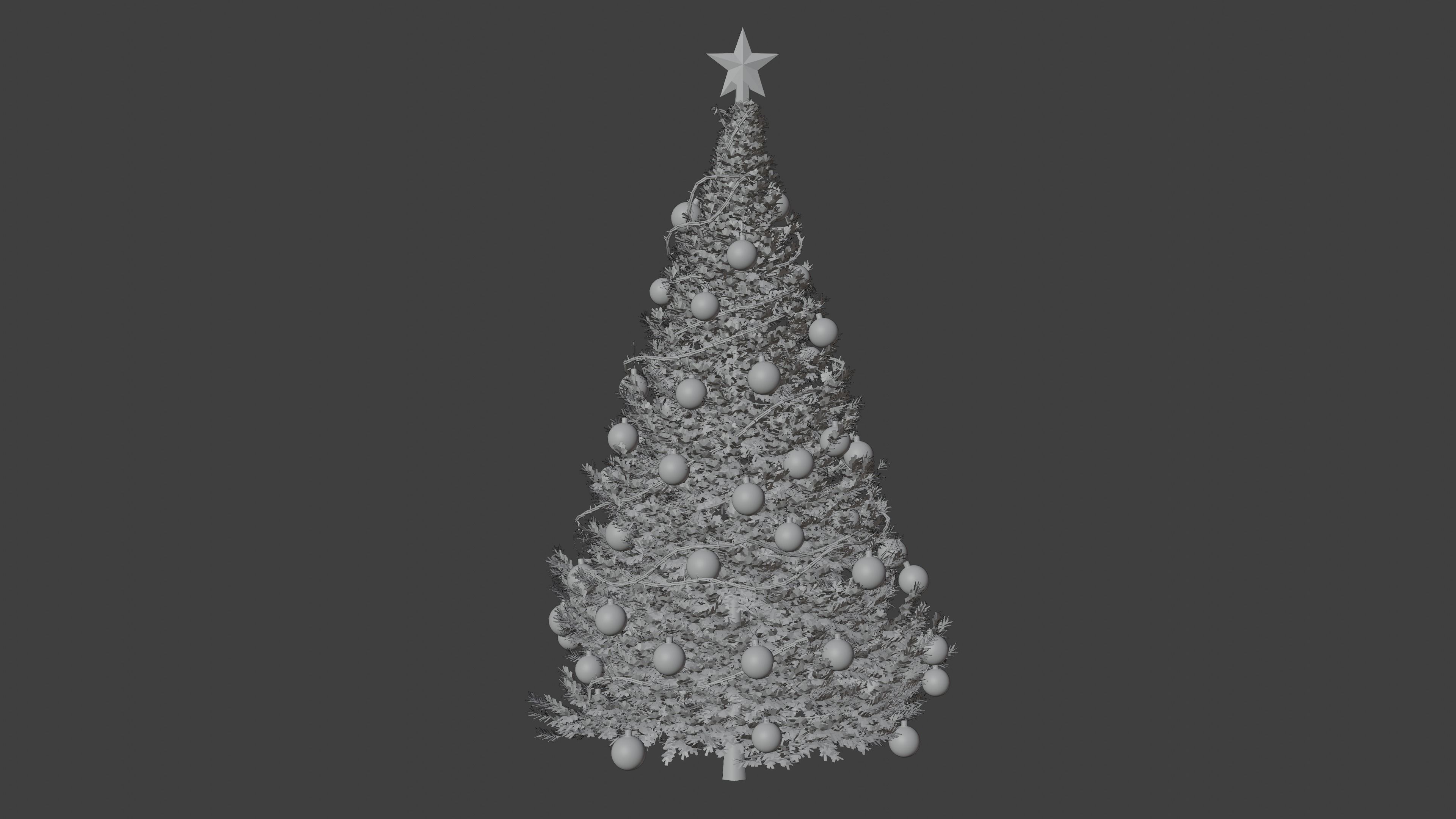 Christmas tree 3D model_6