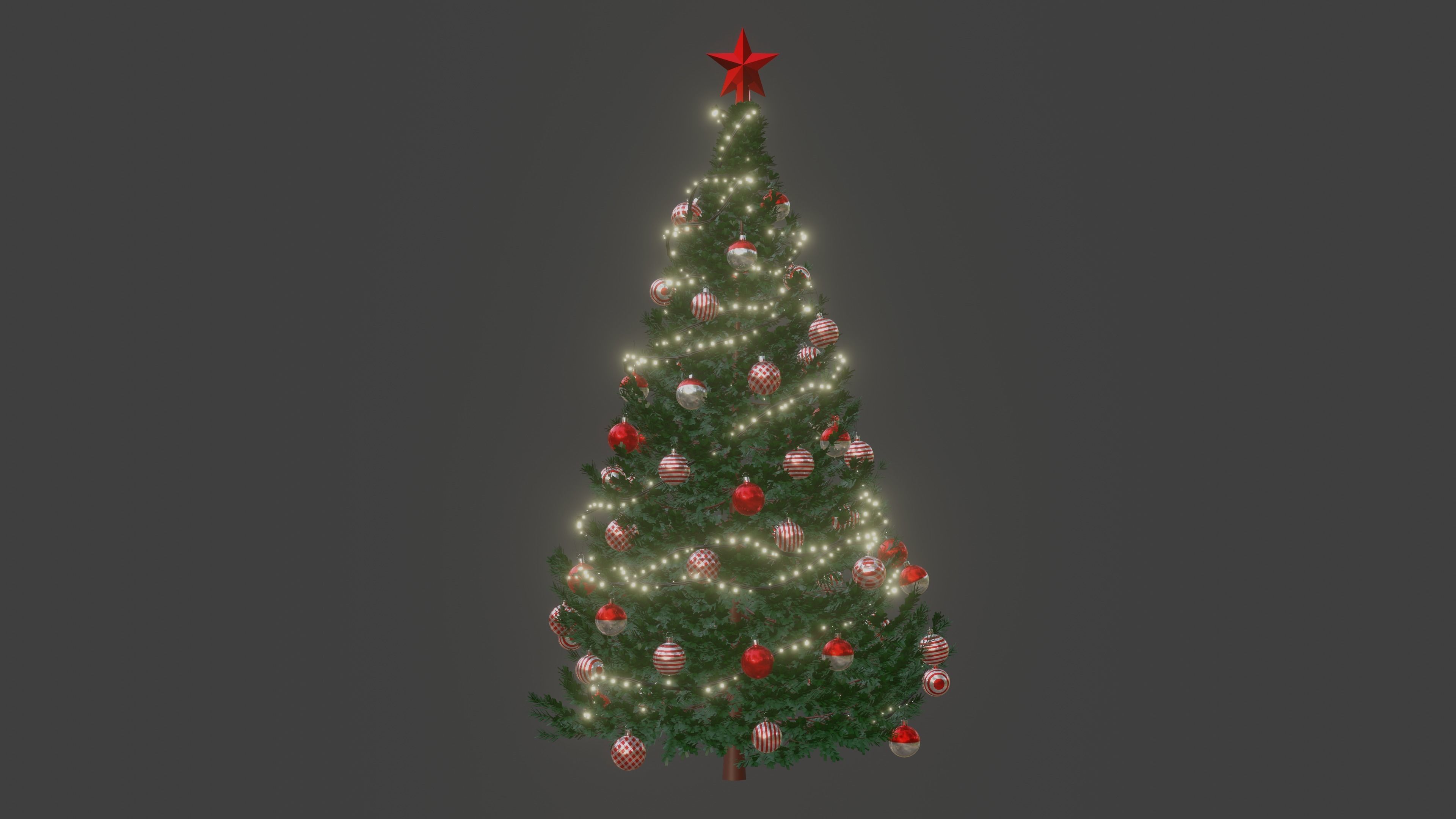 Christmas tree 3D model_5
