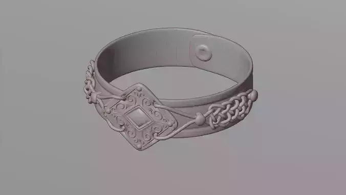 Bracelet 5 celtic ring