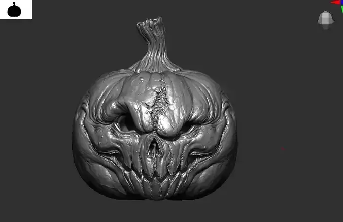 Halloween Pumpkin  3D print model