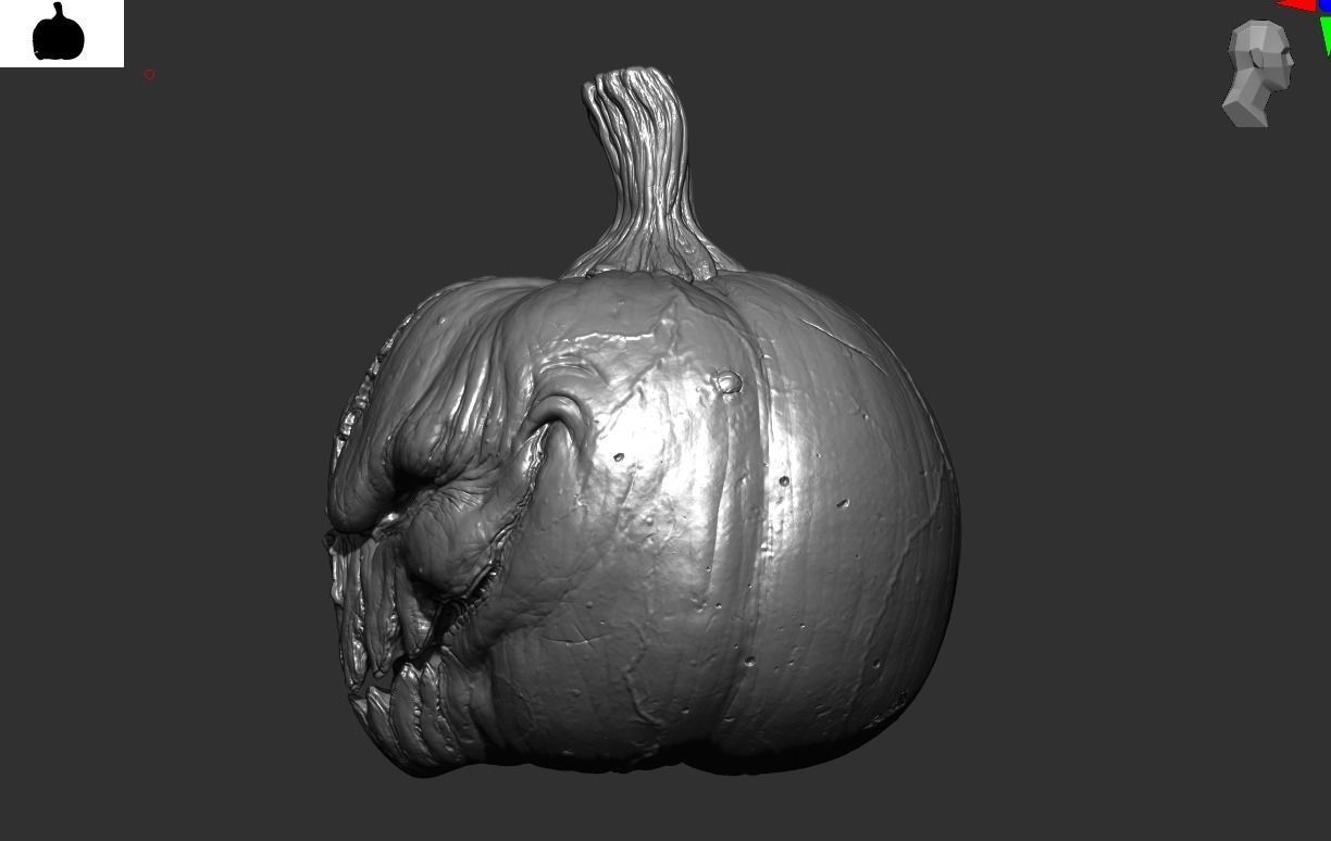 Halloween Pumpkin  3D print model_1