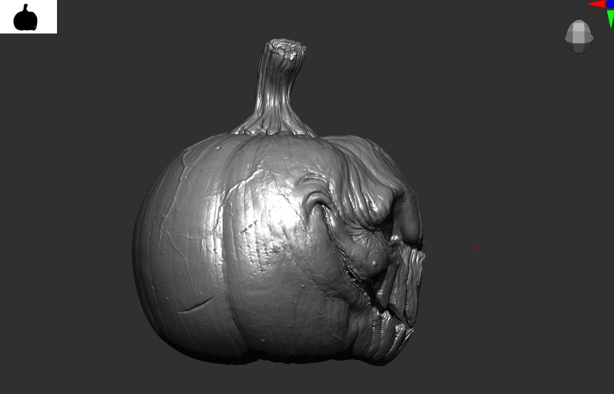 Halloween Pumpkin  3D print model_3