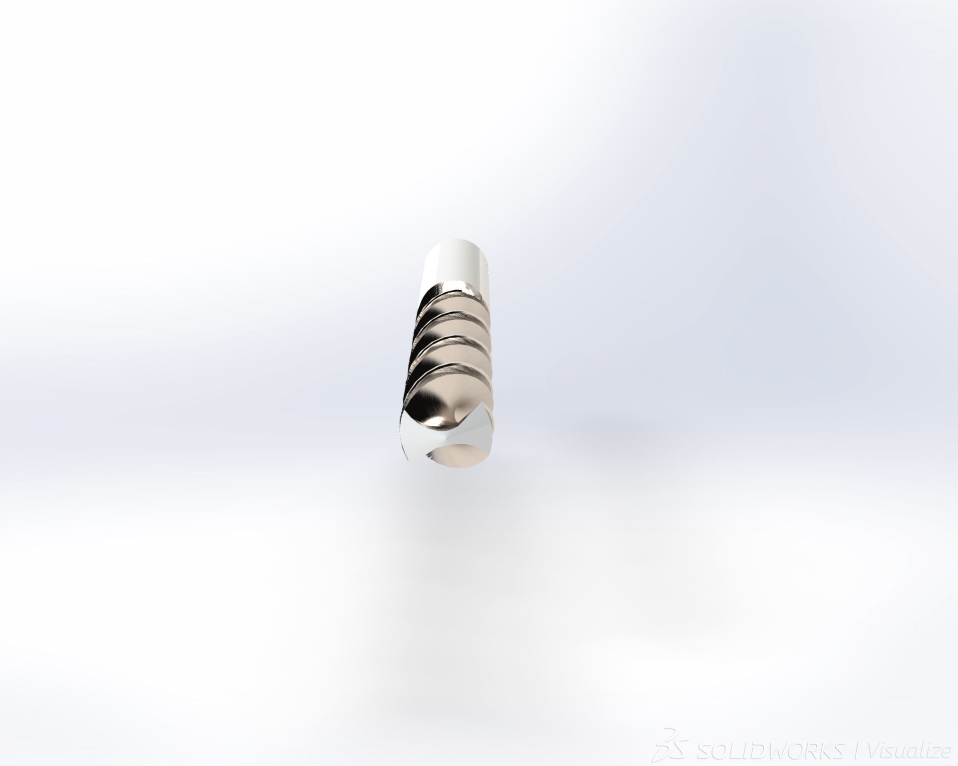 Drill stainless steel ring 3D model_1