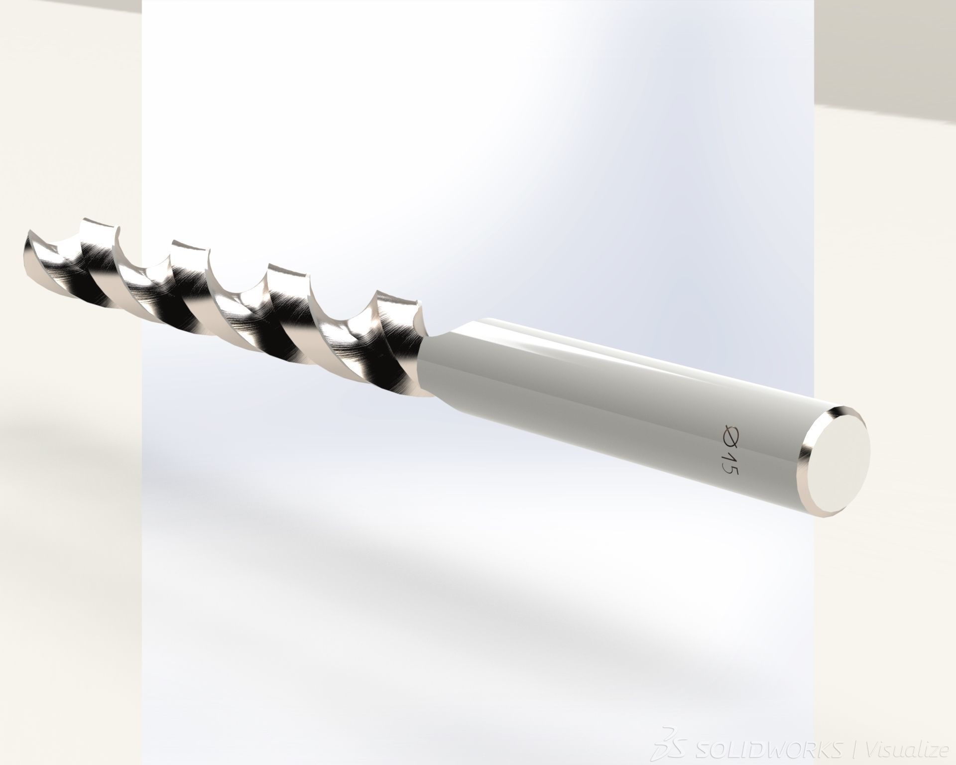 Drill stainless steel ring 3D model_5