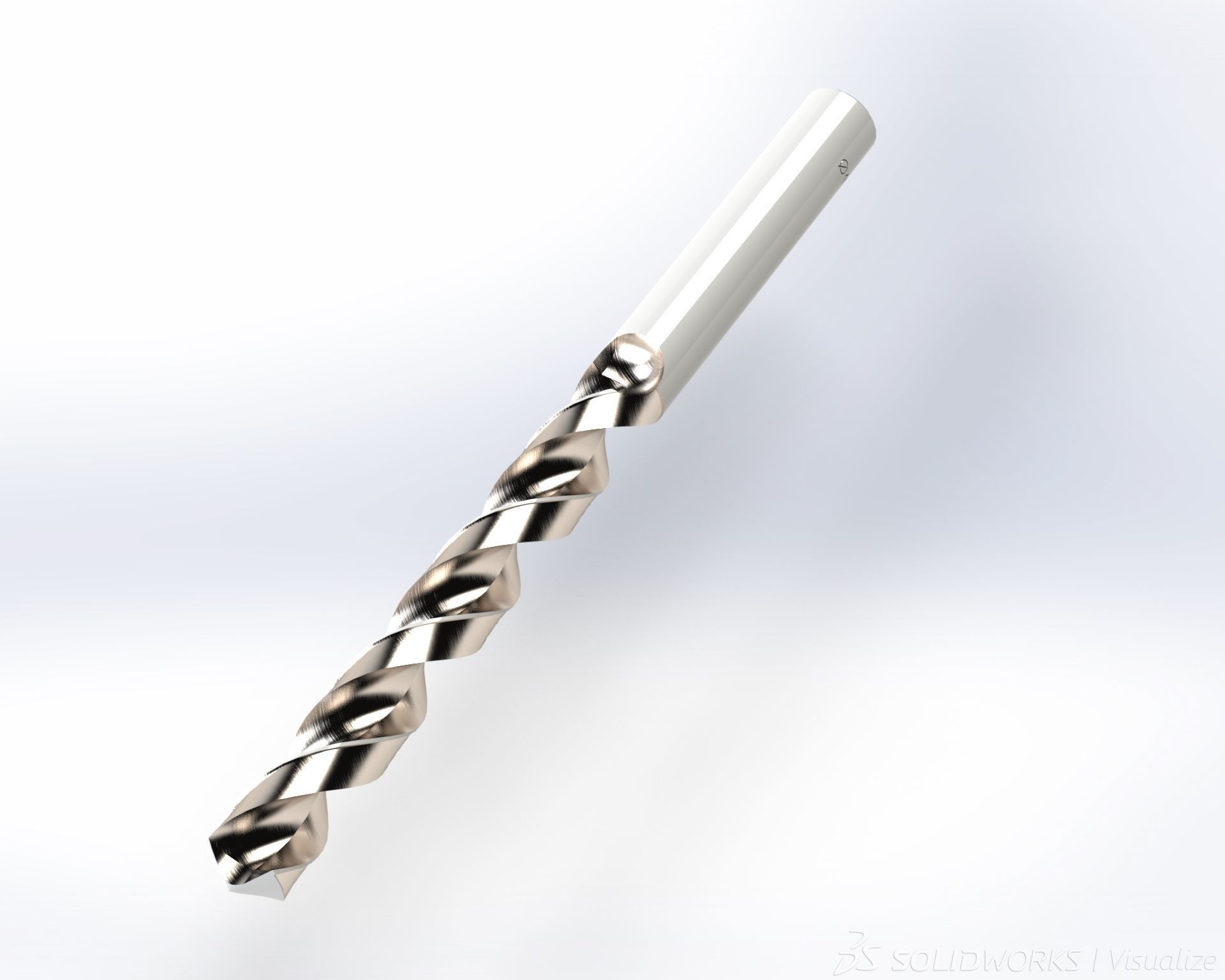 Drill stainless steel ring 3D model_3