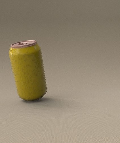 Can Animated Free low-poly 3D model