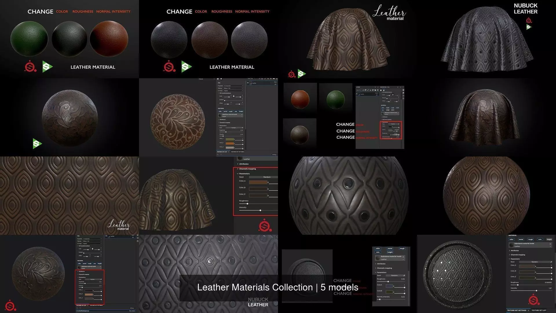 Leather Materials Collection Texture_0