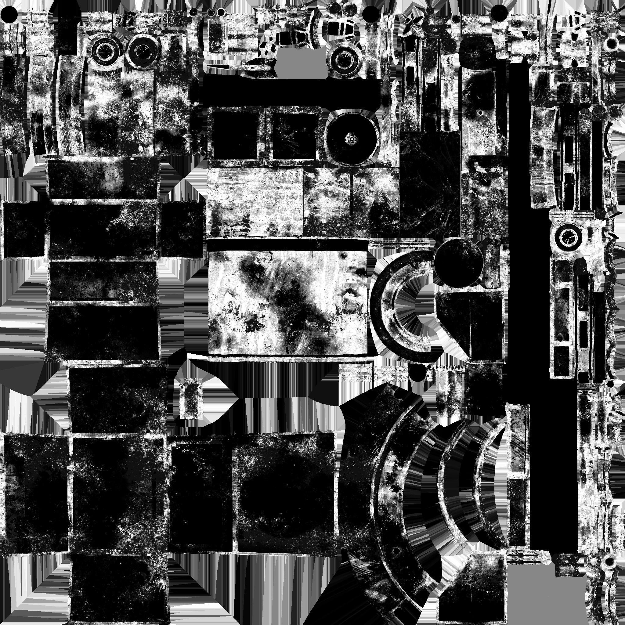 Steampunk Backpack 10 Red - Character Design Fashion Low-poly 3D model_25